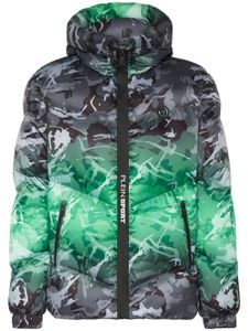 Plein Sport veste à capuche à motif camouflage - Noir