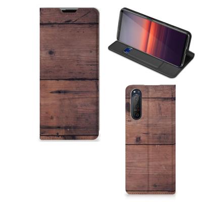 Sony Xperia 5 II Book | Wallet Case | Old Wood