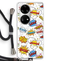 Pow Smack: Huawei P50 Pro Transparant Hoesje met koord