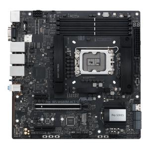 Asus PRO WS W680M-ACE SE Moederbord Socket Intel 1700 Vormfactor Micro-ATX Moederbord chipset Intel® W680