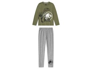 Peuter pyjama (134/140, Groen/grijs Jurassic World)