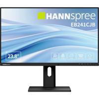 Hannspree EB241CJB LED-monitor Energielabel E (A - G) 60.5 cm (23.8 inch) 1920 x 1080 Pixel 16:9 6 ms HDMI, DisplayPort, USB-C, USB-A, USB-B TN LCD