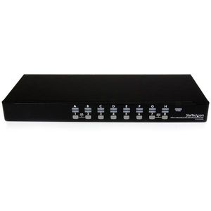 StarTech.com 16-poort 1U-Rack USB KVM-switch met OSD en Bekabeling