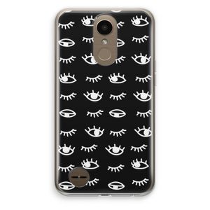 Eye pattern #3: LG K10 (2017) Transparant Hoesje