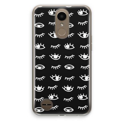 Eye pattern #3: LG K10 (2017) Transparant Hoesje