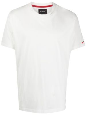 Kiton t-shirt à logo brodé - Blanc