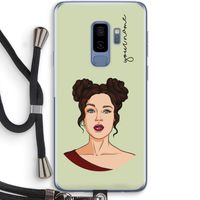 Pop-Art Creator: Samsung Galaxy S9 Plus Transparant Hoesje met koord