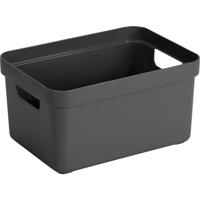 Sunware Sigma Home Opbergbox 13L 35x24.6x18.3 cm Antraciet