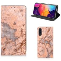 Samsung Galaxy A50 | Standcase | Marmer Oranje