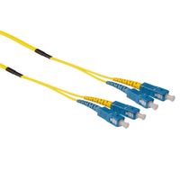 ACT 20 meter Singlemode 9/125 OS2 duplex ruggedized fiber kabel met SC connectoren - thumbnail