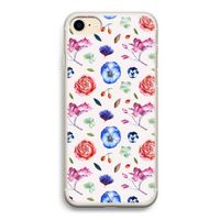 Bloemetjes: iPhone 7 Transparant Hoesje
