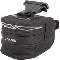 M-WAVE zadeltas tilburg m 1 liter zwart/grijs