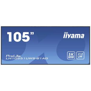 Iiyama ProLite LH10551UWS-B1AG Digital Signage display Energielabel: G (A - G) 266.7 cm (105 inch) 5120 x 2160 Pixel 24/7 Anti-burn-in-functie, Media