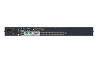 Aten 1-Lokale/externe gedeelde toegang, 8-poorts Cat 5 KVM over IP-switch met poort serieschakeling - thumbnail