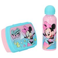 Minnie Mouse Lunchbox en Drinkbeker set - Zeemeermin