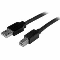 USB-kabel Startech USB2HAB50AC Zwart Aluminium