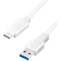 LogiLink CU0173 USB-kabel 0,5 m USB 3.2 Gen 1 (3.1 Gen 1) USB A USB C Wit - thumbnail