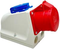 Enzo abl cee 5p/16a/400v opbouw wcd combinatie met 2p+ra - 6315161