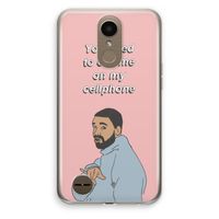 Hotline bling: LG K10 (2017) Transparant Hoesje