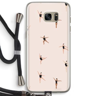 Dancing #1: Samsung Galaxy S7 Edge Transparant Hoesje met koord