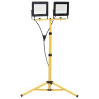 Spotlight met statief LED 2x100 W koudwit