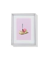 HEMA Fotolijst 15x20cm hout facet (zilver)