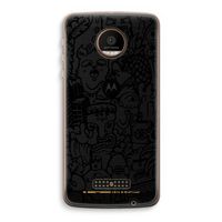 Vexx Black Mixtape: Motorola Moto Z Force Transparant Hoesje
