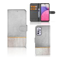 Samsung Galaxy A33 5G | Book Style Case | Wood Concrete