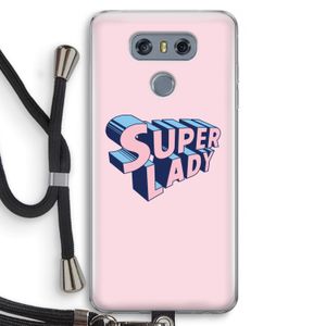 Superlady: LG G6 Transparant Hoesje met koord