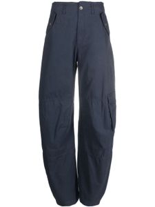 Patrizia Pepe pantalon à poches cargo - Bleu