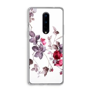 Mooie bloemen: OnePlus 8 Transparant Hoesje