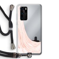 Peach bath: Huawei P40 Transparant Hoesje met koord
