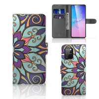 Samsung S10 Lite Hoesje Purple Flower - thumbnail