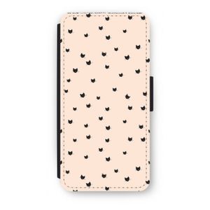Kleine kattenkopjes: iPhone 8 Flip Hoesje