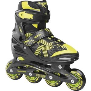 Roces Inline skates Jokey 3.0 softboot 82A zwart/geel maat 38-41