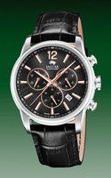 Horlogeband Jaguar J968.6 Leder Zwart