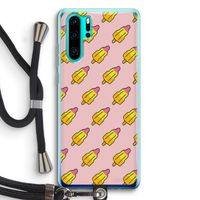 Waterijsjes: Huawei P30 Pro Transparant Hoesje met koord