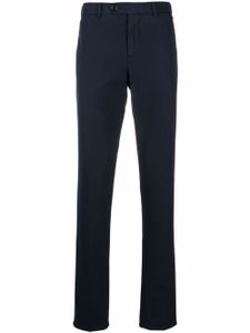 Brunello Cucinelli pantalon chino slim à taille mi-haute - Bleu