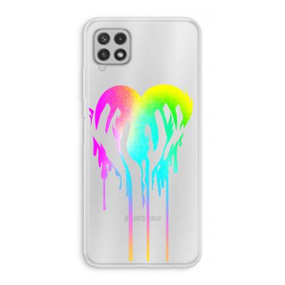 Hold My Heart: Samsung Galaxy A22 4G Transparant Hoesje