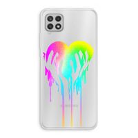 Hold My Heart: Samsung Galaxy A22 4G Transparant Hoesje