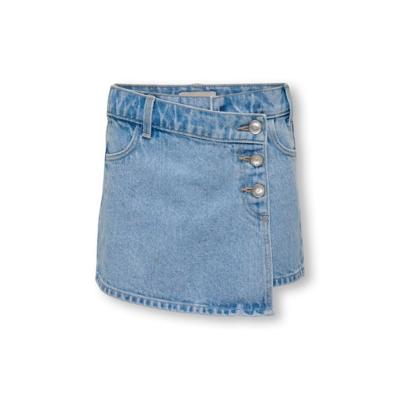 Kids ONLY zomer jeans skort meisjes - licht blauw denim - Kogjenny