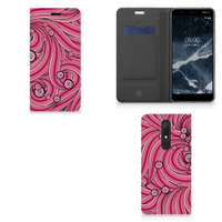 Nokia 5.1 (2018) Bookcase Swirl Pink