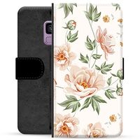 Samsung Galaxy S9 Premium Portemonnee Hoesje - Bloemen