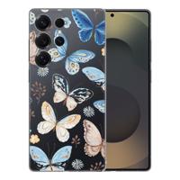 TPU Hoesje Samsung Galaxy S25 Ultra - Vlinder Backcover TPU Hoesje Samsung Galaxy S25 Ultra - Vlinder Backcover