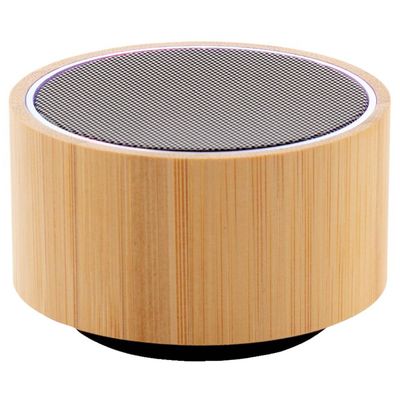 Xd Collection Speaker Bamboo 3w Bluetooth Led Lichtbruin 2-delig Xd Collection Speaker Bamboo 3w Bluetooth Led Lichtbruin 2-delig