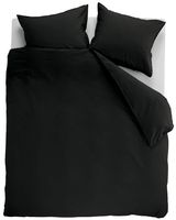 Ambiante Dekbedovertrek Uni Cotton Black-2-persoons (200 x 200/220 cm) - thumbnail