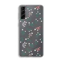 Small white flowers: Samsung Galaxy S21 Plus Transparant Hoesje