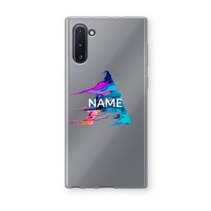 Abstract Spectrum: Samsung Galaxy Note 10 Transparant Hoesje