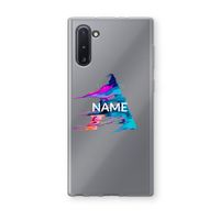 Abstract Spectrum: Samsung Galaxy Note 10 Transparant Hoesje