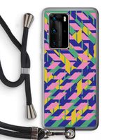 Skew Blush 1: Huawei P40 Pro Transparant Hoesje met koord